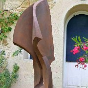 Cyrille HUSSON, Phusis, acier 1,80 m