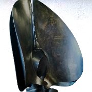 Cyrille HUSSON Phusis 13, acier, hauteur 103 cm : Cyrille Husson